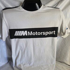 BMW ' Motorsport ' Front Banner Print Shirt (XL) Motorsport Tag